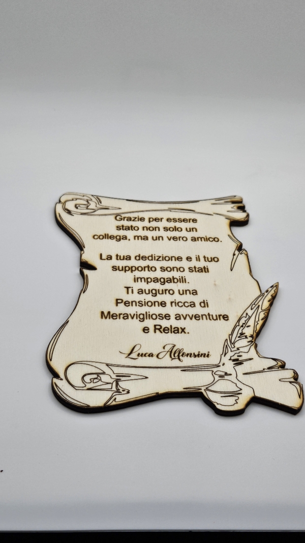 Pergamena  personalizzata - immagine 2