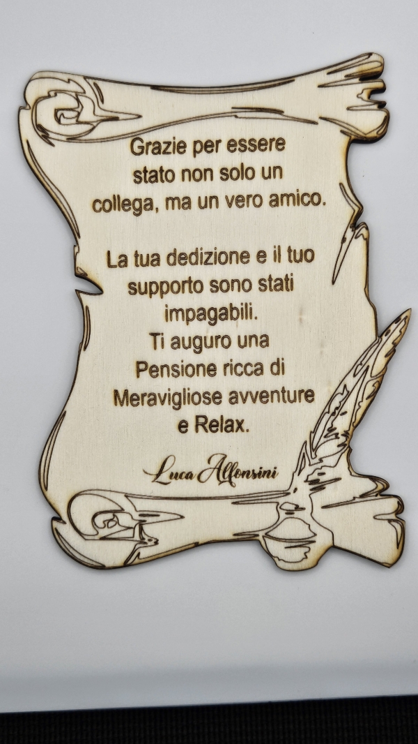 Pergamena  personalizzata - immagine 3