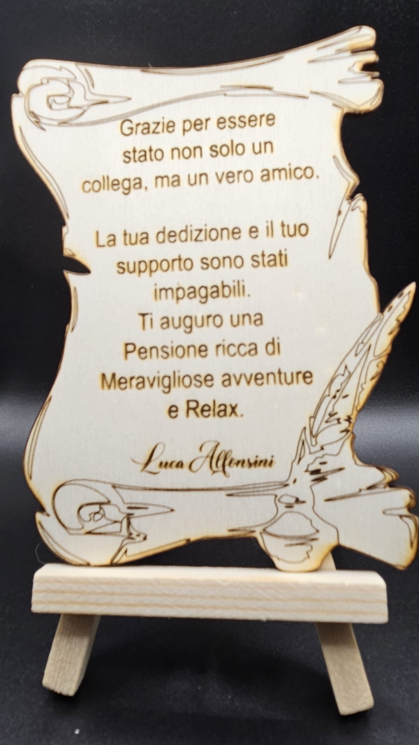 Pergamena  personalizzata - immagine 4