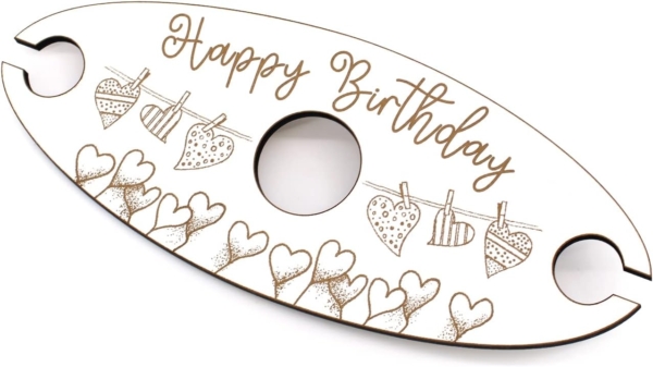Porta bicchieri da vino ovale personalizzato - immagine 4
