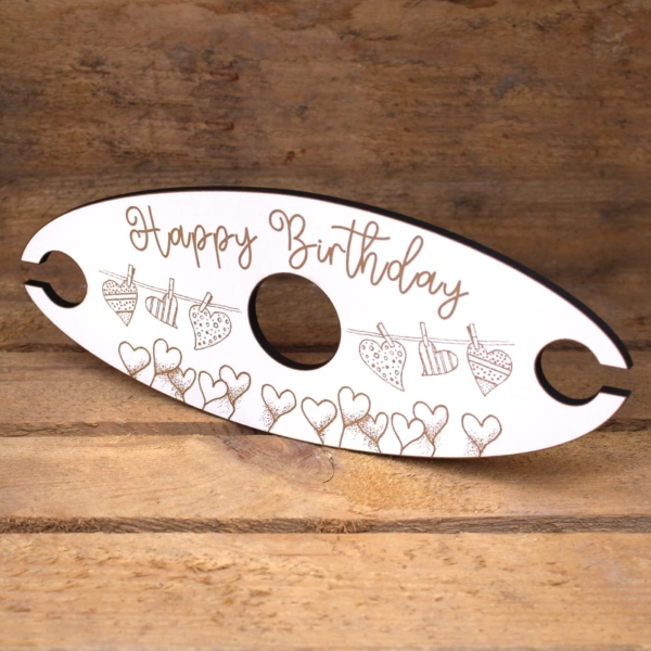 Porta bicchieri da vino ovale personalizzato - immagine 5