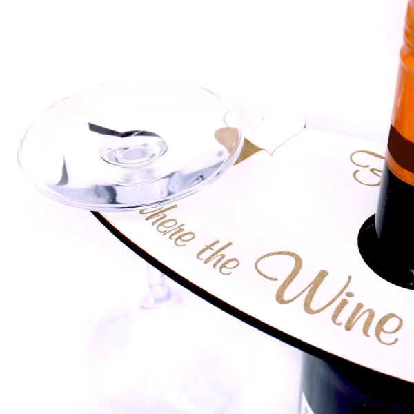 Porta bicchieri da vino ovale personalizzato - immagine 6