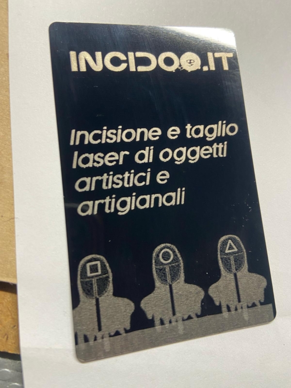 Biglietti da visita metallo esclusivi - immagine 2
