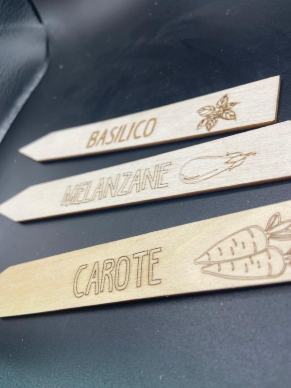 Targhette per orto/giardino - 10 pezzi - immagine 2