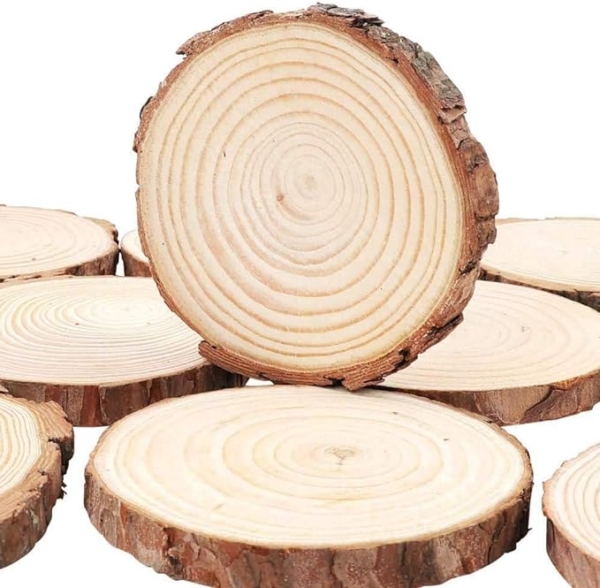 Dischetti sottobicchieri  di legno personalizzati