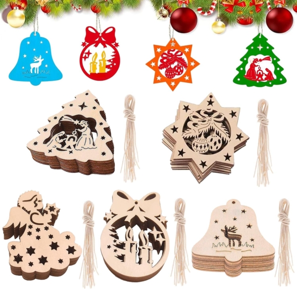 Decorazione Albero Natale 5 pz