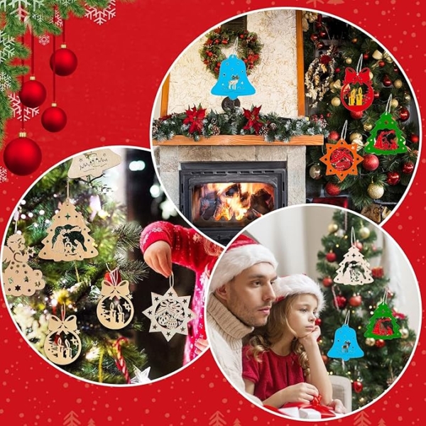 Decorazione Albero Natale 5 pz - immagine 2