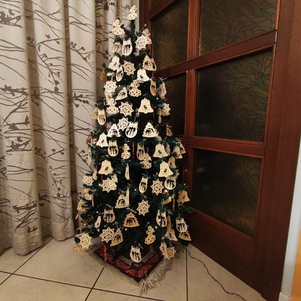 Decorazione Albero Natale 5 pz - immagine 7