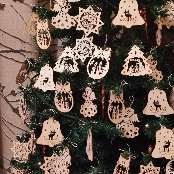 Decorazione Albero Natale 5 pz - immagine 6