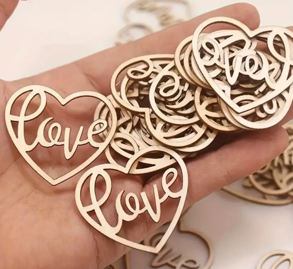 Kit Scritte in legno Love Docrafts - immagine 6