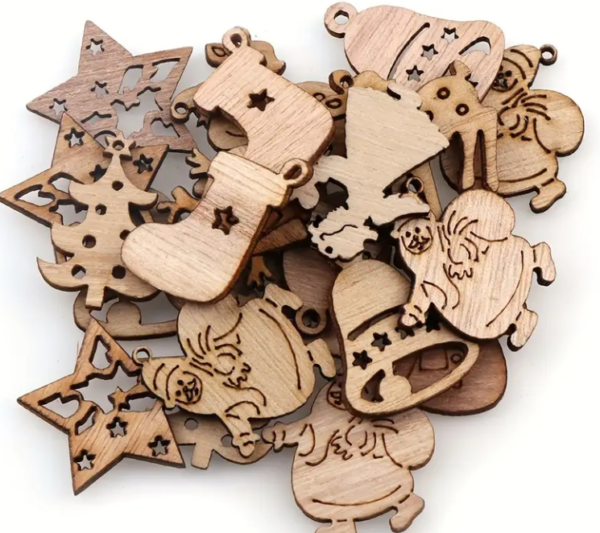 Kit Sagome in legno a tema Natale Docrafts - immagine 3