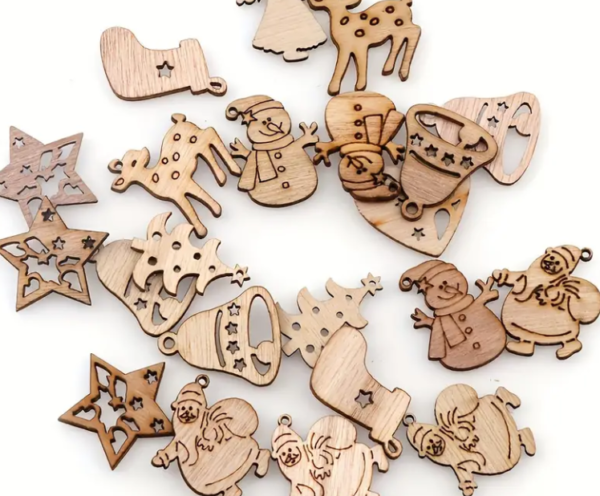 Kit Sagome in legno a tema Natale Docrafts - immagine 2