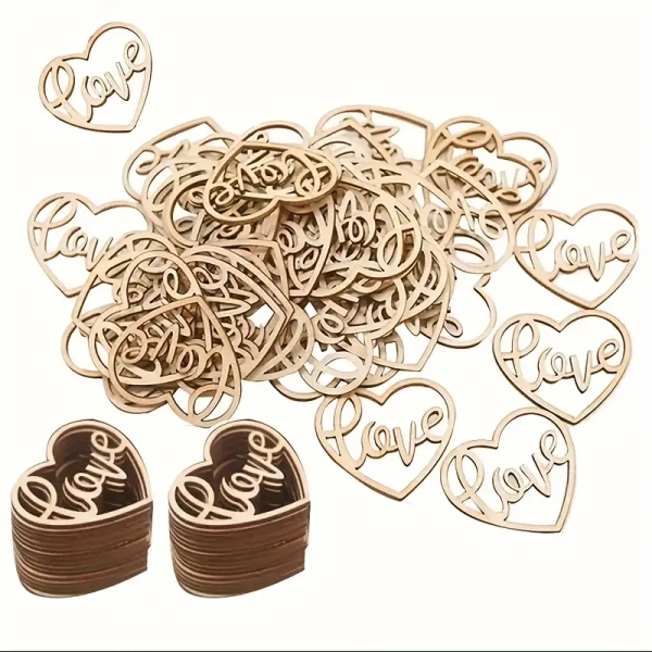 Kit Scritte in legno Love Docrafts - immagine 3