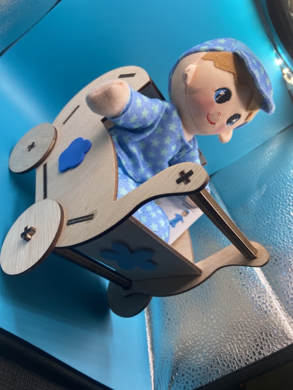 PASSEGGINO IN LEGNO PERSONALIZZABILE CON NOME - immagine 9