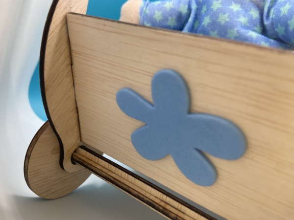 PASSEGGINO IN LEGNO PERSONALIZZABILE CON NOME - immagine 17