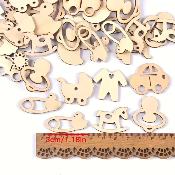 Kit Sagome  in legno a tema Baby Docrafts - immagine 5