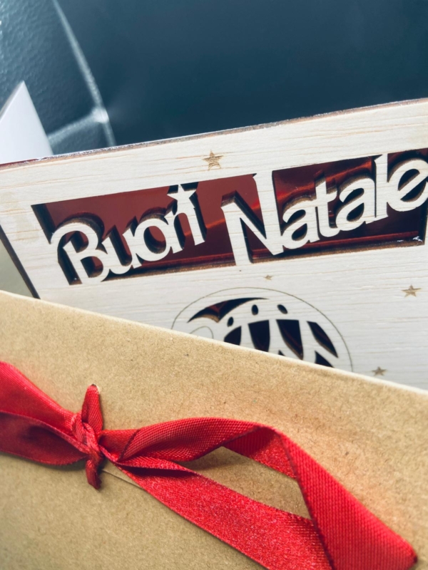 Biglietto Auguri  Personalizzato in Legno con Busta - immagine 7