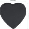 Sottobicchiere in Ardesia Naturale  a Forma di Cuore  - 4 pezzi - immagine 4