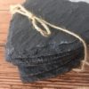 Sottobicchiere in Ardesia Naturale  a Forma di Cuore  - 4 pezzi - immagine 7