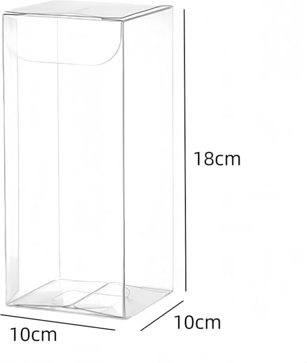 Scatolina in plastica trasparente 18 x 10 x 10 cm