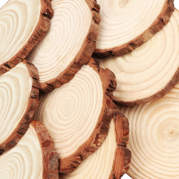 Dischetti sottobicchieri  di legno personalizzati  10 cm - immagine 9